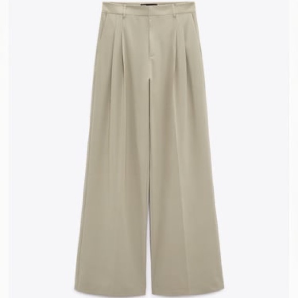 Zara Pants - FULL-LENGTH PLEATED PANTS